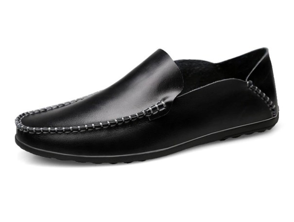 Stijlvolle loafers voor heren J2676 zwart 39