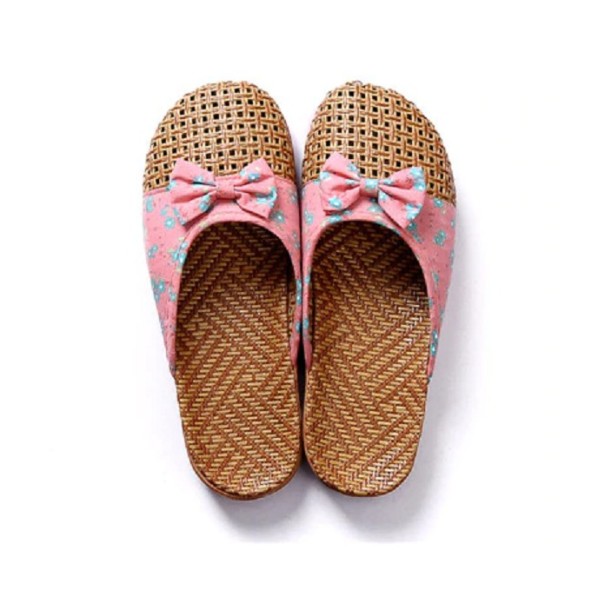 Stijlvolle pantoffels donkerroze 39