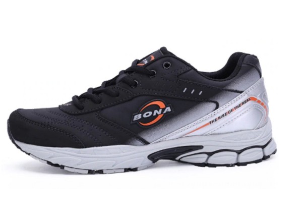 Stijlvolle sneakers A443 zwart-wit 46