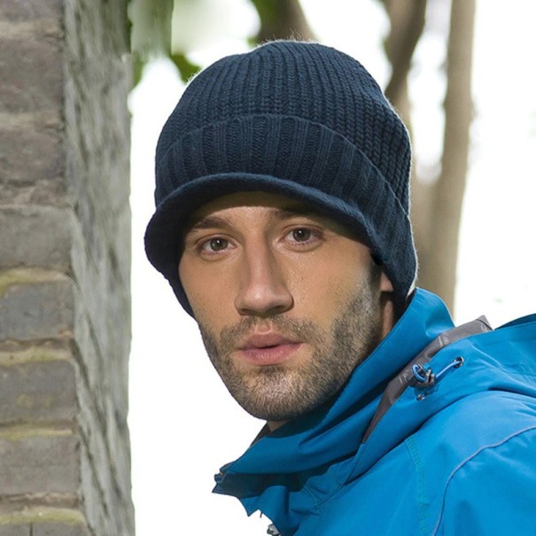 Stijlvolle winterjas voor heren J2100 donkerblauw