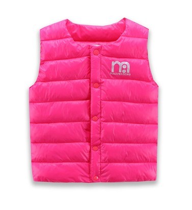 Stilfuld børnevest - Pink 2
