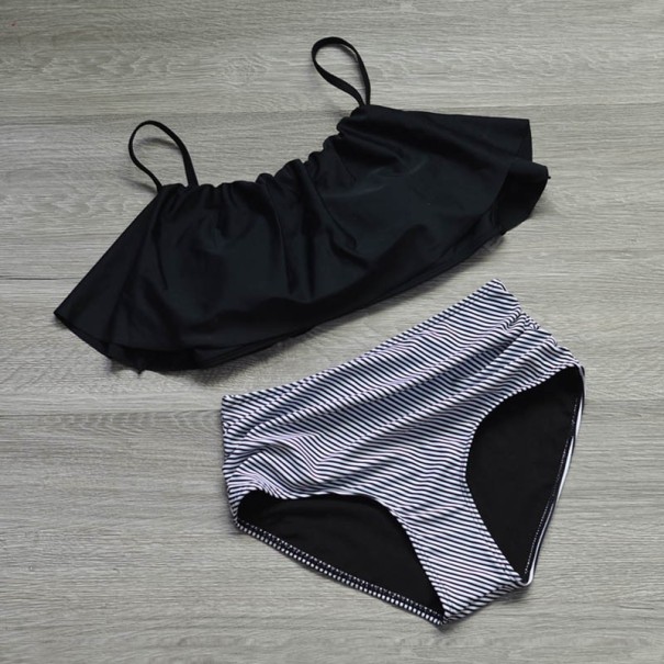 Stilfuld damebikini med flæser J3444 L 2