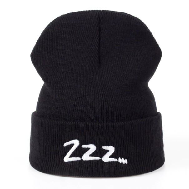 Stilfuld unisex hat til sovende J1617 sort