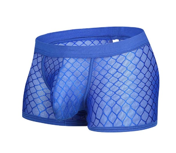 Stilfulde boxershorts til mænd A8 blå S