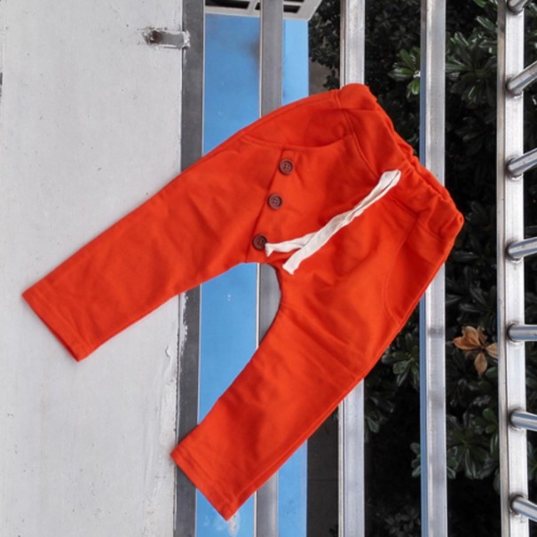 Stilfulde drenge joggingbukser J3248 orange 6