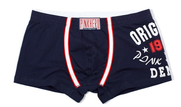 Stilfulde herreboksershorts A9 mørkeblå XS