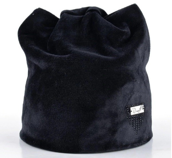 Stílusos női sapka J3077 fekete