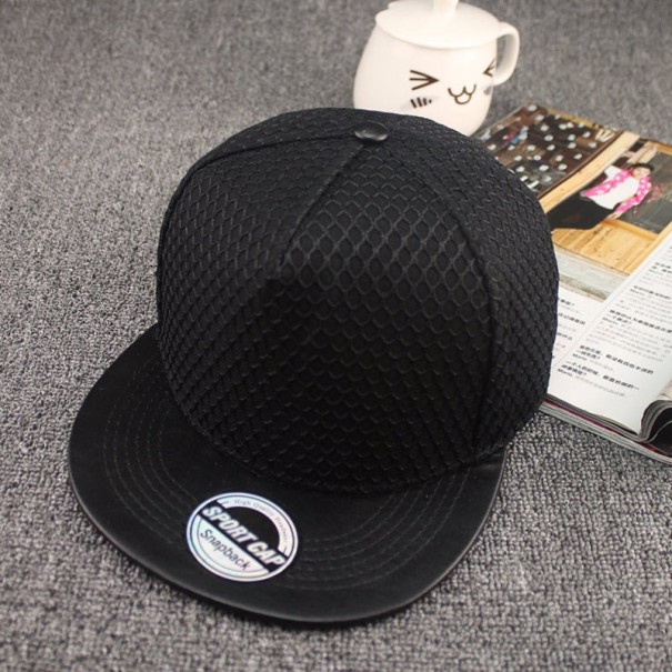 Stílusos snapback J1012 fekete