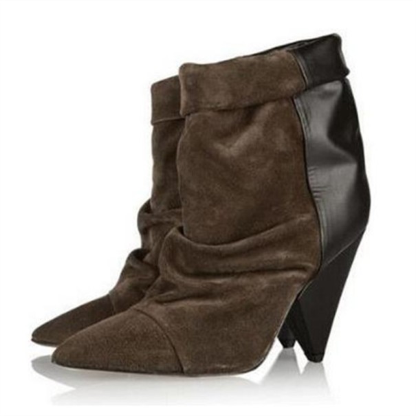Stilvolle Damenstiefeletten braun 36