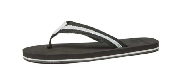 Stilvolle Flip-Flops für Damen schwarz 44