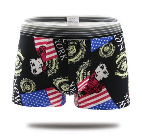 Stilvolle Herren-Boxershorts mit USA-Aufdruck M
