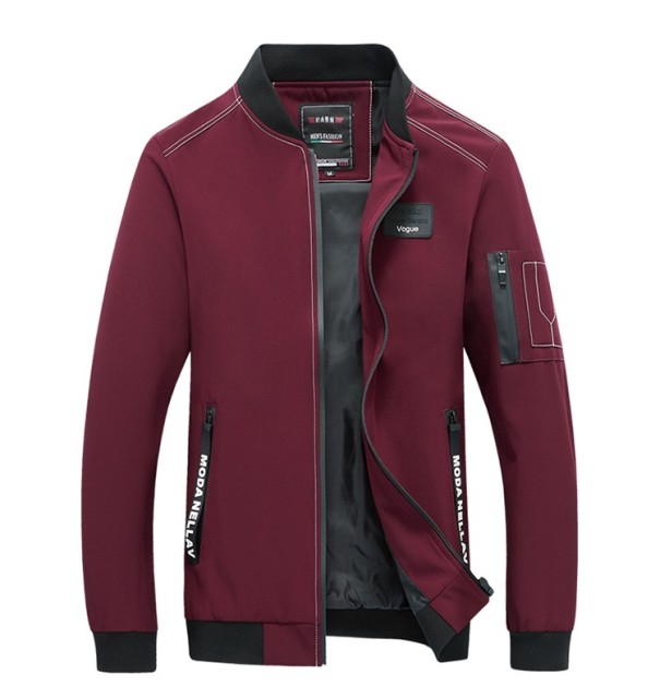 Stilvolle Herrenjacke J2615 rot L