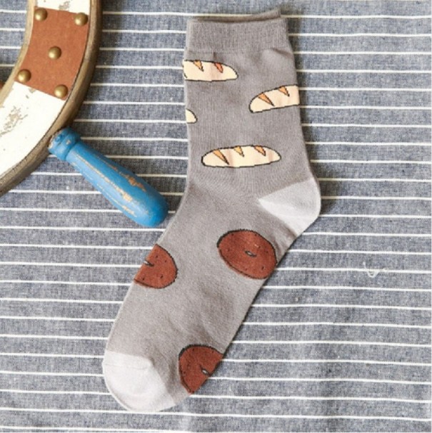 Stilvolle Herrensocken A2256 grau