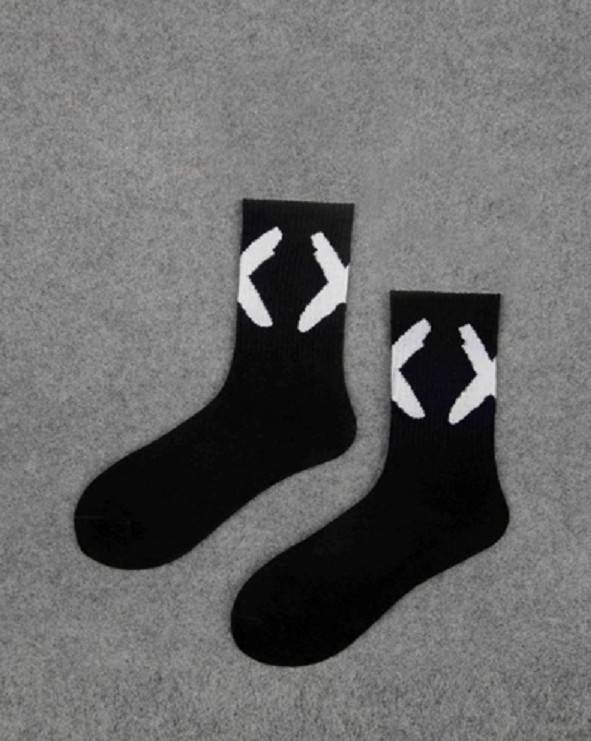 Stilvolle Herrensocken X schwarz-weiß