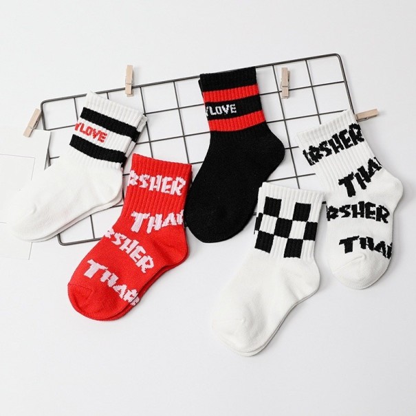 Stilvolle Kindersocken – 5 Paar 5-8 Jahre