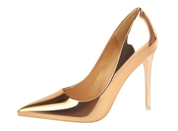 Stilvolle Pumps für Damen leuchtendes gold 34