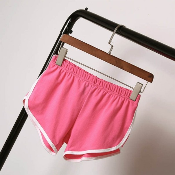 Stilvolle Sommershorts für Damen J3016 rosa M