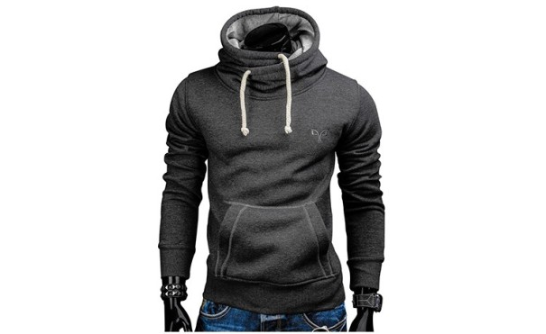 Stilvolles Sweatshirt für Männer Jackie J2621 dunkelgrau XS