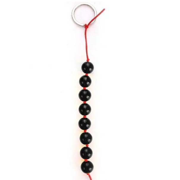 Stimulerende analperler på en snor 23 cm ergonomisk design nem håndtering for en intens oplevelse diskret emballage 1