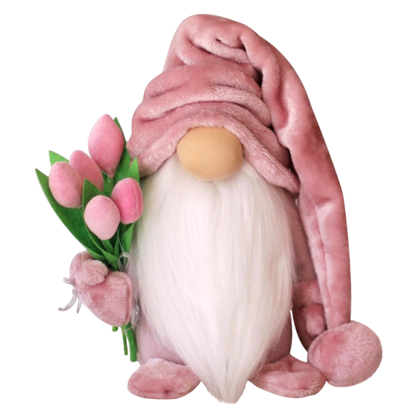 Stof dværg G3094 rosa