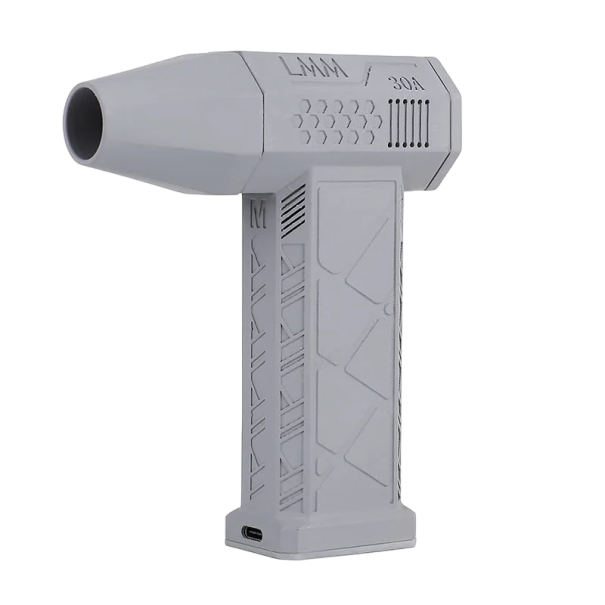 Stofblazer Elektrische snoerloze stofblazer Luchtpistool voor autoreiniging 110.000 RPM V332 grijs