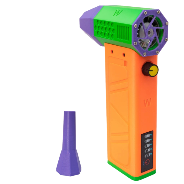 Stofblazer Elektrische snoerloze stofblazer Luchtpistool voor autoreiniging 140.000 RPM oranje