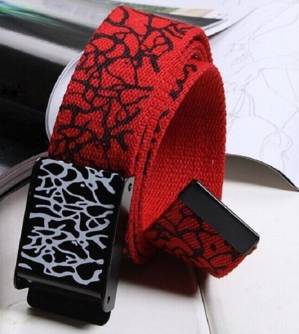 Stoffen riem L335 rood