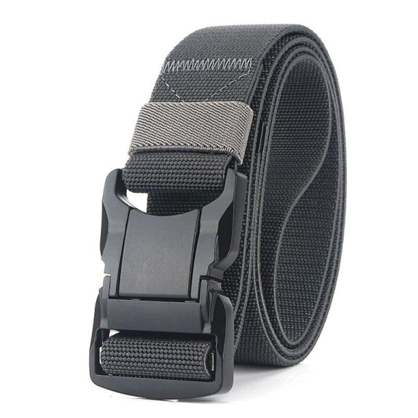 Stoffen riem L422 donkergrijs