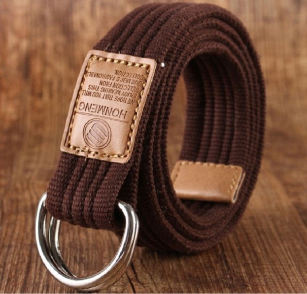 Stoffen riem L460 bruin