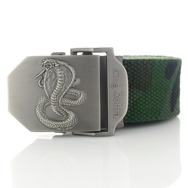 Stoffen riem met cobra 140 cm 16