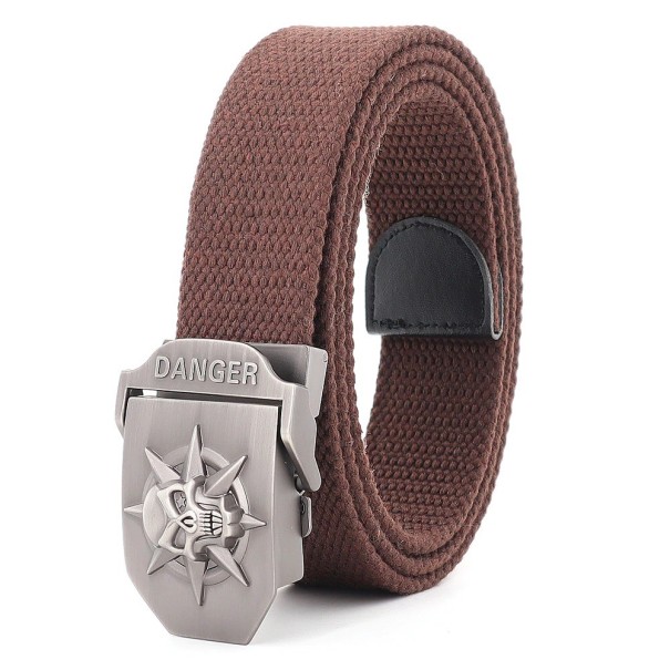Stoffen riem met schedel 110 cm 12