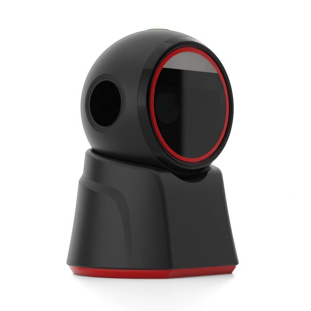 Stol 2D stregkodescanner hands-free, 1D/QR/Data Matrix, 200 scanninger/s, CMOS 600×800, USB, sort, til kasse og detailhandel 1