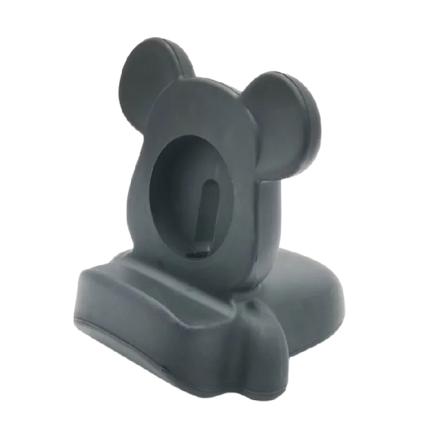 Stolní nabíjecí držák pro hodinky dekorativní stojánek stabilní dock stanice pro chytré hodinky na stůl kancelář ložnici černá