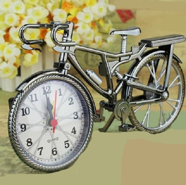 Stolové hodiny bicykel 1