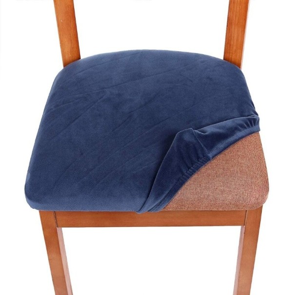 Stolsöverdrag E2273 mörkblå