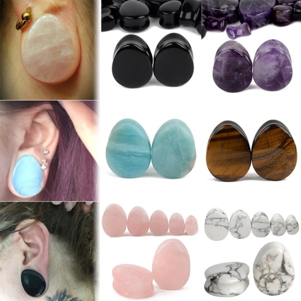 Stone Plug amazonite 16 mm