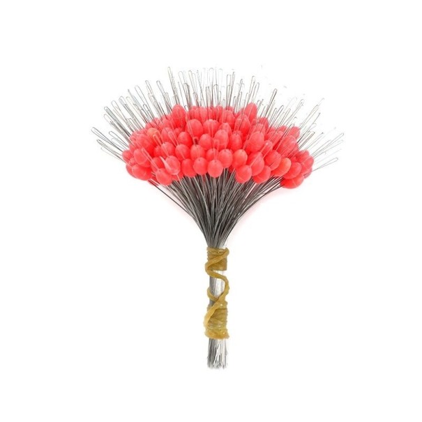 Stopers de pêche taille L 300 pcs P3461 rouge