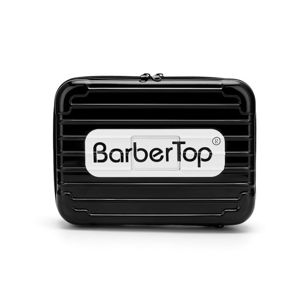 Stoßfester Koffer für Friseur- und Friseurwerkzeuge, wasserdichte Box für Styling-Werkzeuge, robuster Reißverschlusskoffer für Friseurbedarf, 27,5 x 20,3 x 7 cm 1