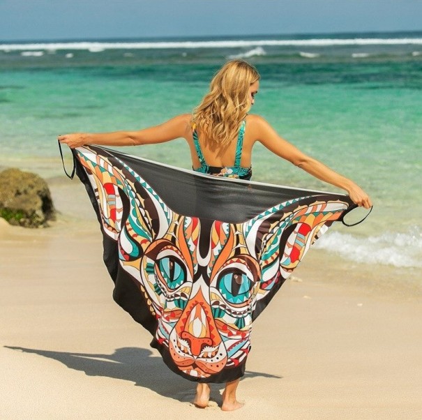 Strandcover-up voor dames P896 3