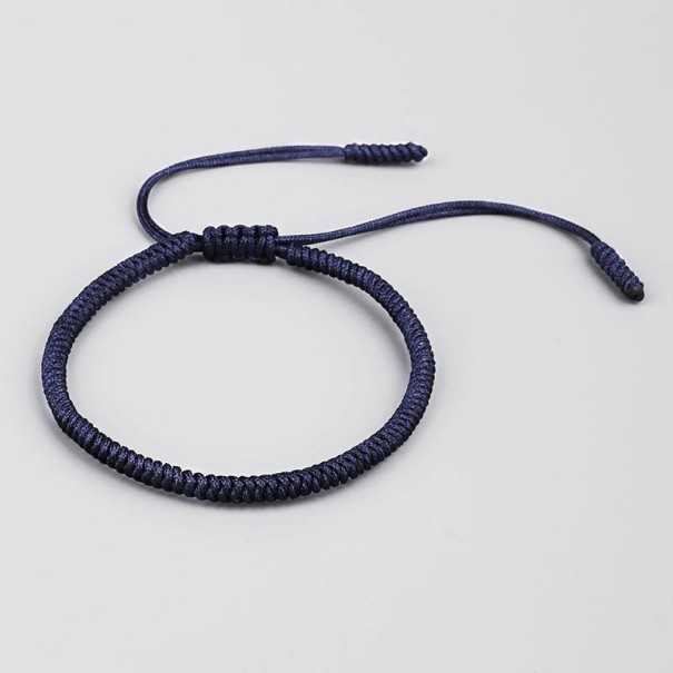 Strängarmband H397 mörkblå