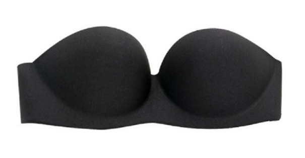 Strapless bh met transparante band J2239 zwart C