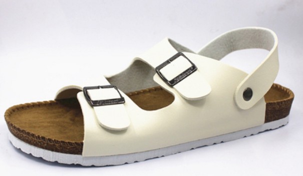 Strappiga tofflor vit 42