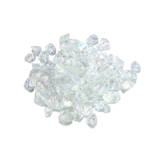 Strasuri decorative 1 - 3 mm 50 g alb