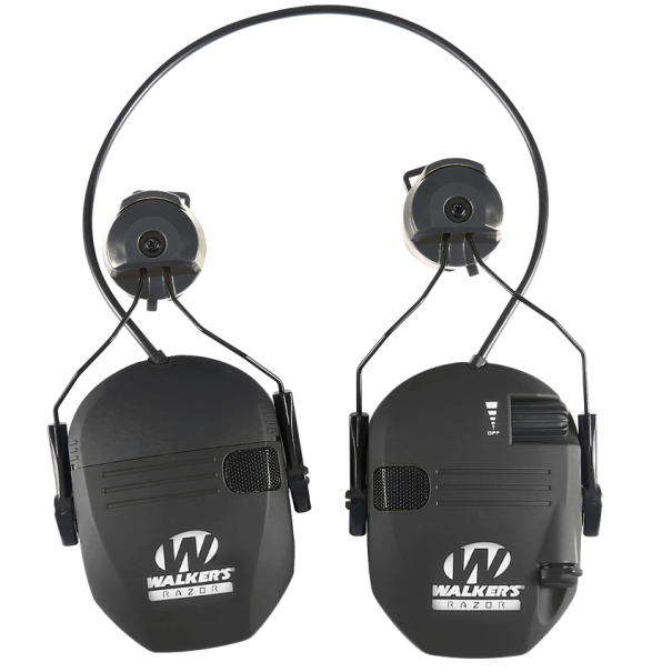 Strelecké slúchadlá Elektronické slúchadlá proti hluku Chrániče uší Taktické slúchadlá pre streľbu Ochrana sluchu 20,5 x 11,6 x 27 cm čierna