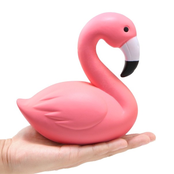 Stressiä lievittävä pehmoinen flamingo 1
