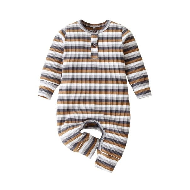 Stribet babyheldragt T2645 9-12 måneder A