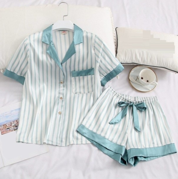 Stribet pyjamas til kvinder P2595 L