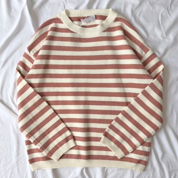 Stribet sweater til kvinder A2120 6