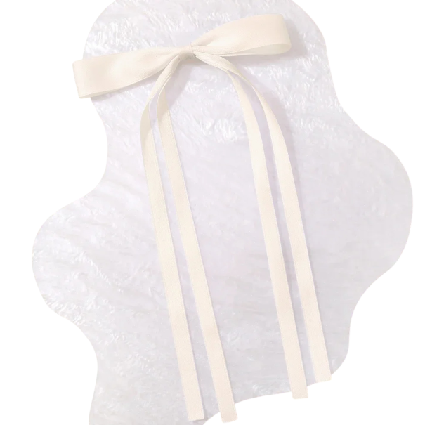 Strik haarspeld elegante haarspeld stijlvolle accessoire haarspeld voor vrouwen schattig haar ornament hoge kwaliteit haarspeld strik beige