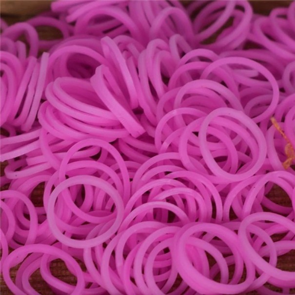 Strikkegummibånd 300 stk. rosa